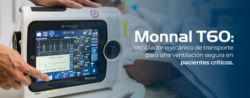 Monnal T60: Ventilador mecánico de transporte para una ventilación segura en pacientes críticos