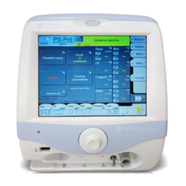 VENTILADOR CUIDADO INTENSIVO ADULTO PEDIATRICO MONNAL REF T75 AIR LIQUIDE