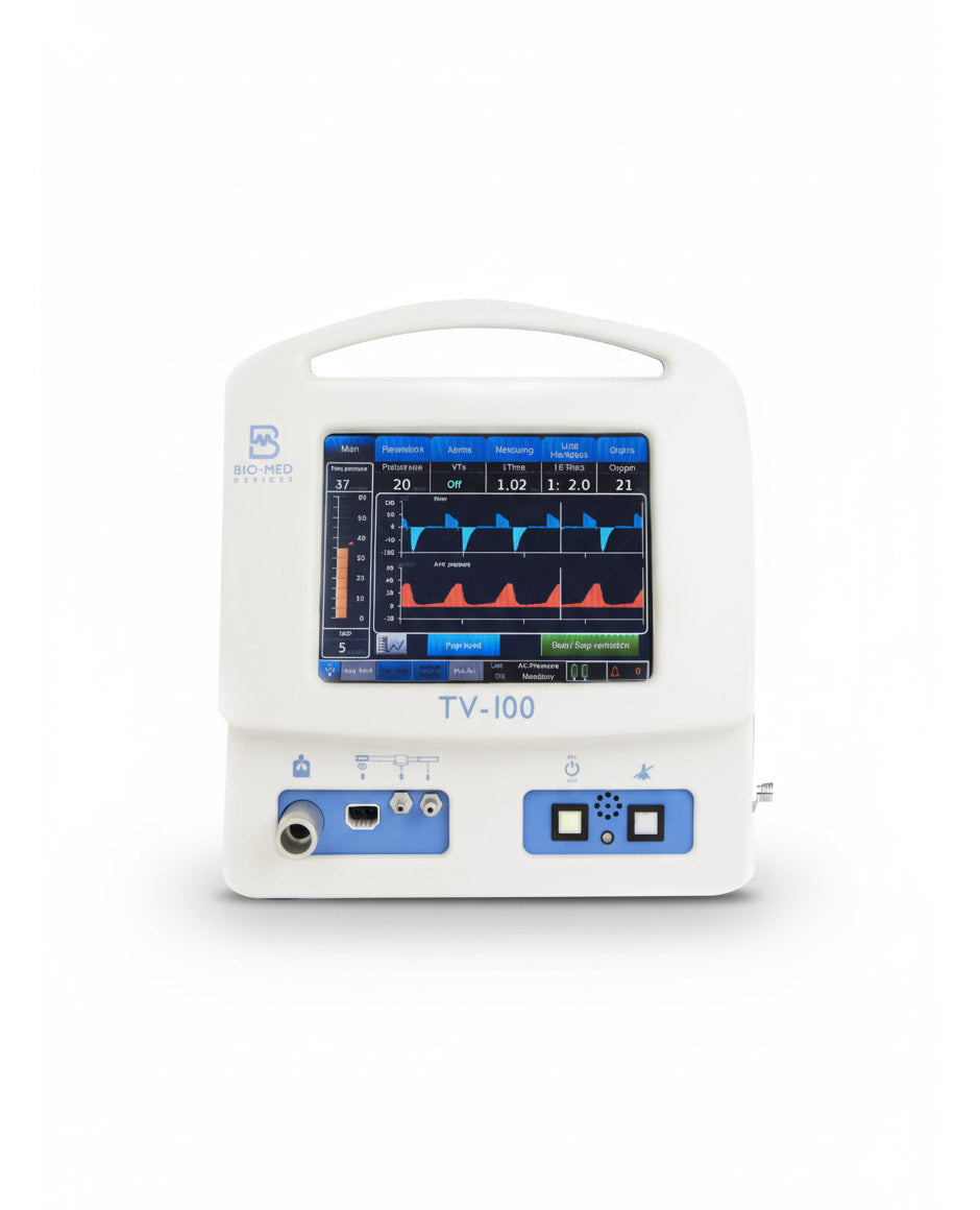 Ventilador Mecánico Neonatal Pediátrico Adulto Ref TV-100 Bio-Med