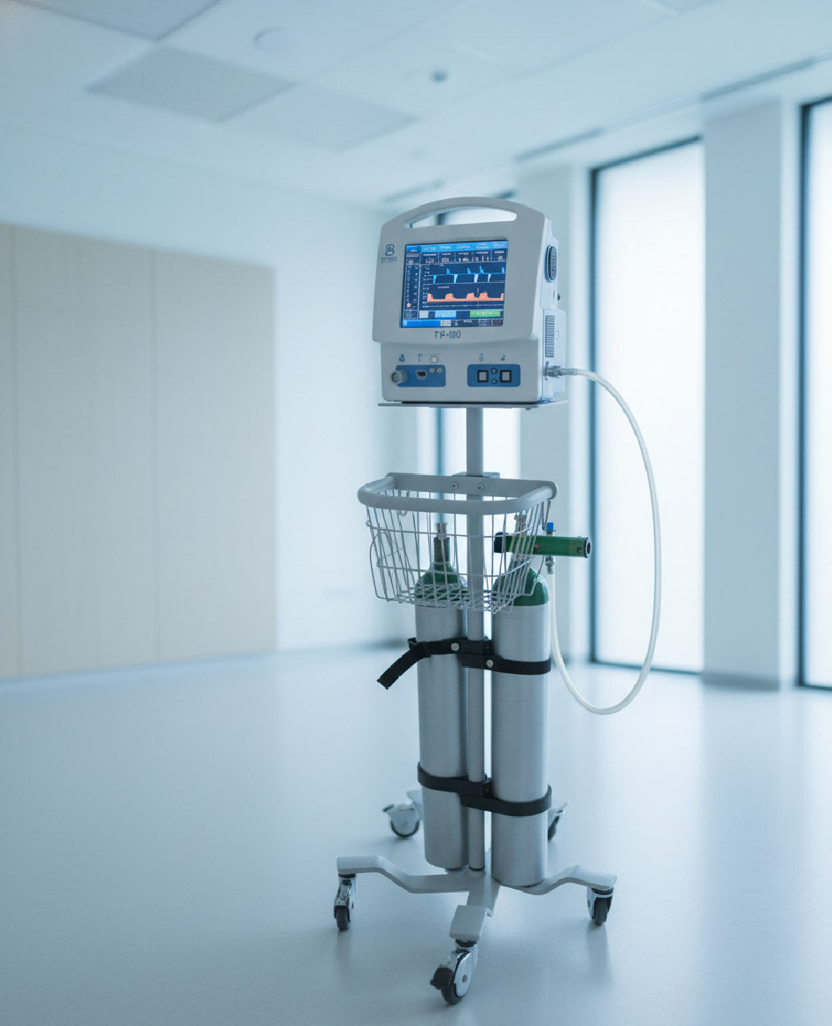 Ventilador Mecánico Neonatal Pediátrico Adulto Ref TV-100 Bio-Med