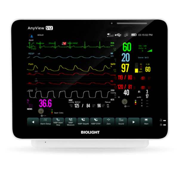 Monitor de Paciente Biolight S12 | Monitoreo Avanzado con Tecnología IoT