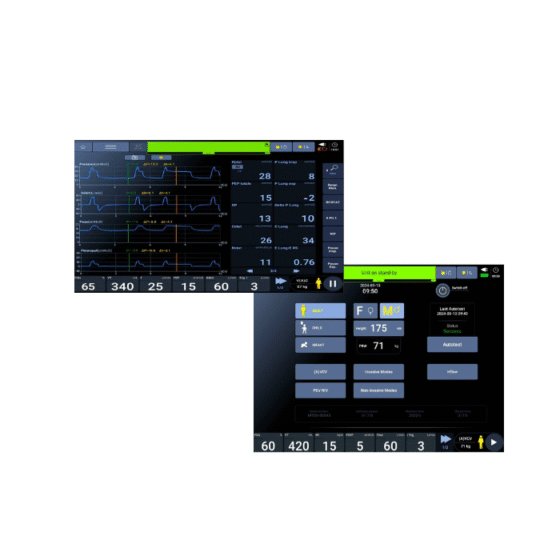 VENTILADOR CUIDADO INTENSIVO ADULTO PEDIÁTRICO MONNAL REF TEO AIR LIQUIDE