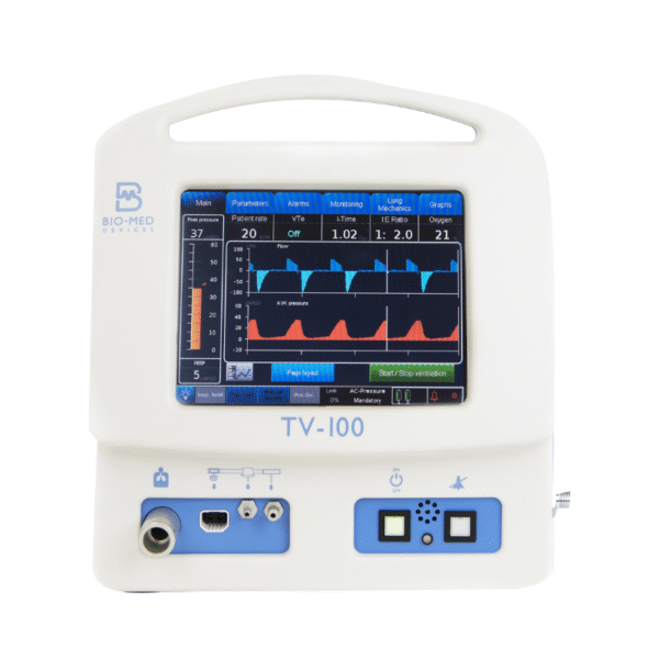 VENTILADOR MECÁNICO NEONATAL PEDIÁTRICO ADULTO REF TV-100 BIO-MED
